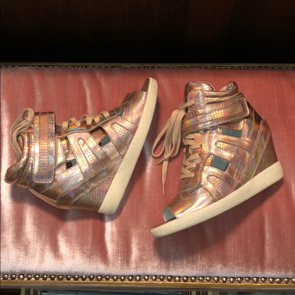 Ash Groove Platform Sandal Leather Color Rame 8M